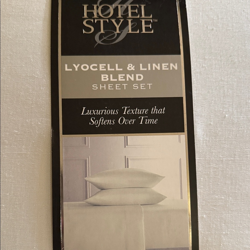 Hotel Style Lyocell & Linen Blend Sheet Set - Soft Cream